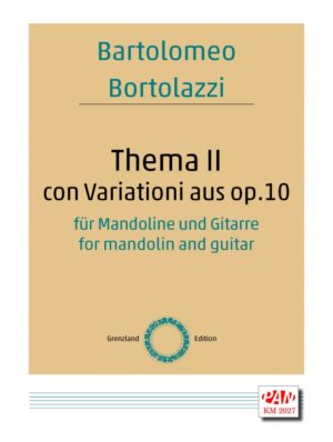 Thema II con Variationi aus op. 10 für Mandoline und Gitarre