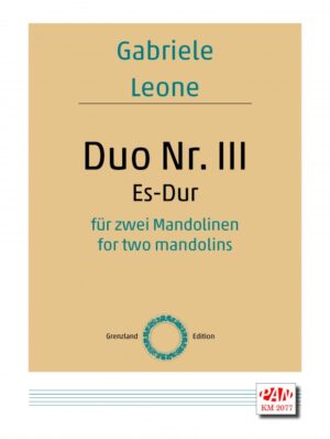 Duo Nr. III Es-dur für zwei Mandolinen