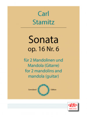 Sonate op. 16 Nr. 6 für 2 Mandolinen und Mandola