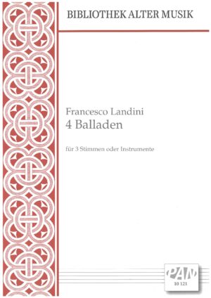 4 Ballads for Three Parts (Vocal or Instrumental)