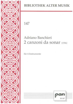 2 canzoni da sonar (1596) für 4 Instrumente