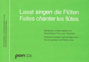 Faites chanter les flûtes for 3-4 recorders