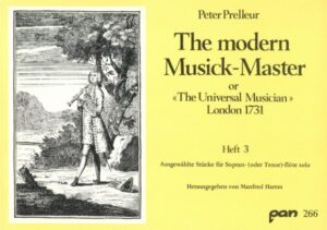 The modern Musick-Master or "The Universal Musician" (London 1731) Vol. 3