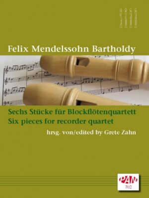 Sechs Stücke für Blockflötenquartett