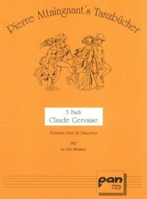 Pierre Attaignant's dance books 3 for recorder quartet or other instruments
