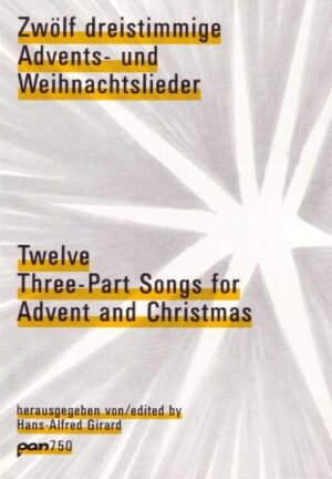 Zwölf dreistimmige Advents- und Weihnachtslieder
