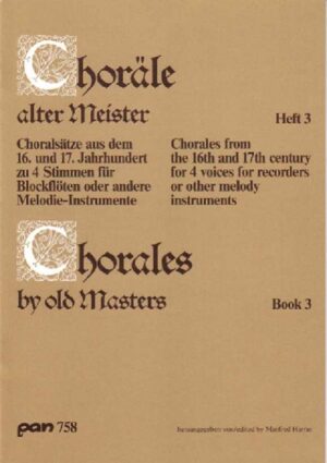 Choräle alter Meister, Heft 3
