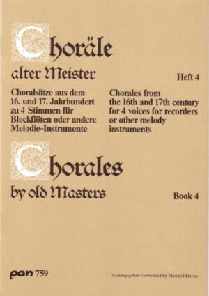 Chorales by old Masters, Book 4