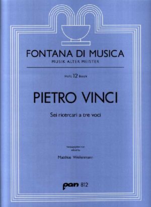 Sei ricercari a tre voci aus "Il secondo libro de´motetti e ricercari 1591" for 4 recorders or other instruments