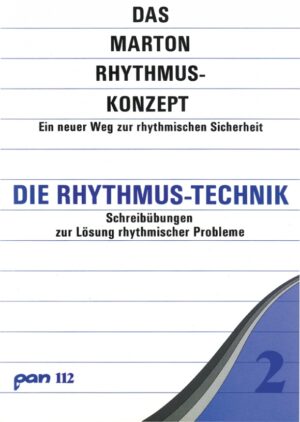 Das Marton-Rhythmus-Konzept Bd. 2