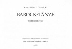 Barock-Tänze
