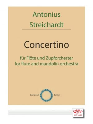 Concertino for flute and mandolin orchestra