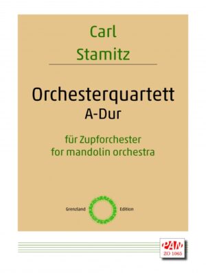 Orchesterquartett A-Dur für Zupforchester