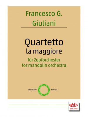 Quartetto la maggiore for mandolin orchestra